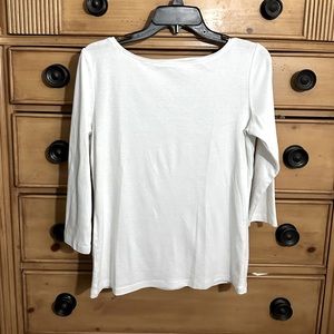 Women’s 3/4 Shirt Boat Neck Talbots Size Small Like-New Condition
